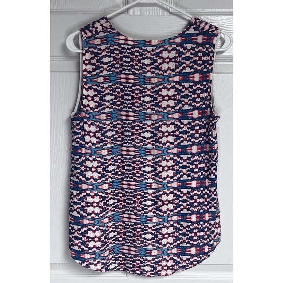 Impeccable Pig Women’s Large Tank Top Multicolored Soft V Neck EUC - Picture 2 of 6